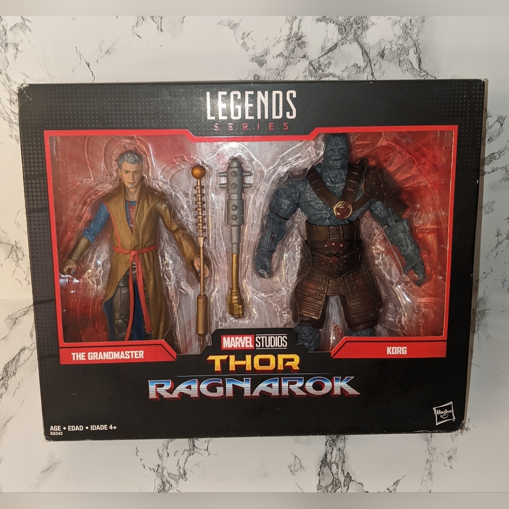 Marvel Legends Series Thor: Ragnarok 6" Grandmaster & Korg Action Figures